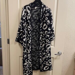 Akemi + Kin Black and White Knit Cardigan